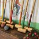 Old living room croquet game