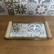 Vintage 1950s roller mirror plateau in very good condition.