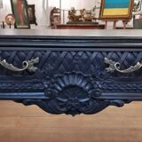 Flat desk style Louis XV patina