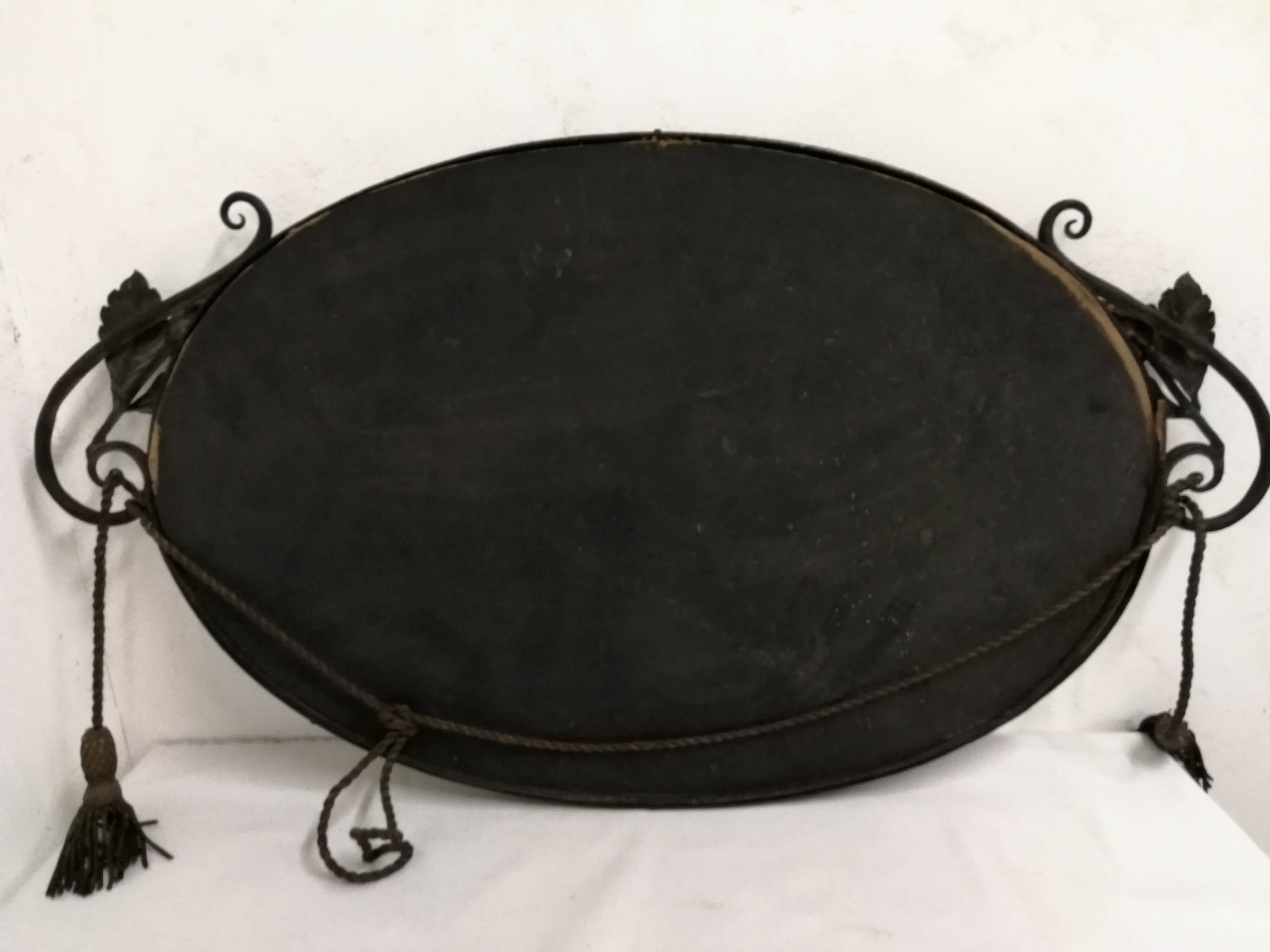 Art Deco Wrought Iron Mirror