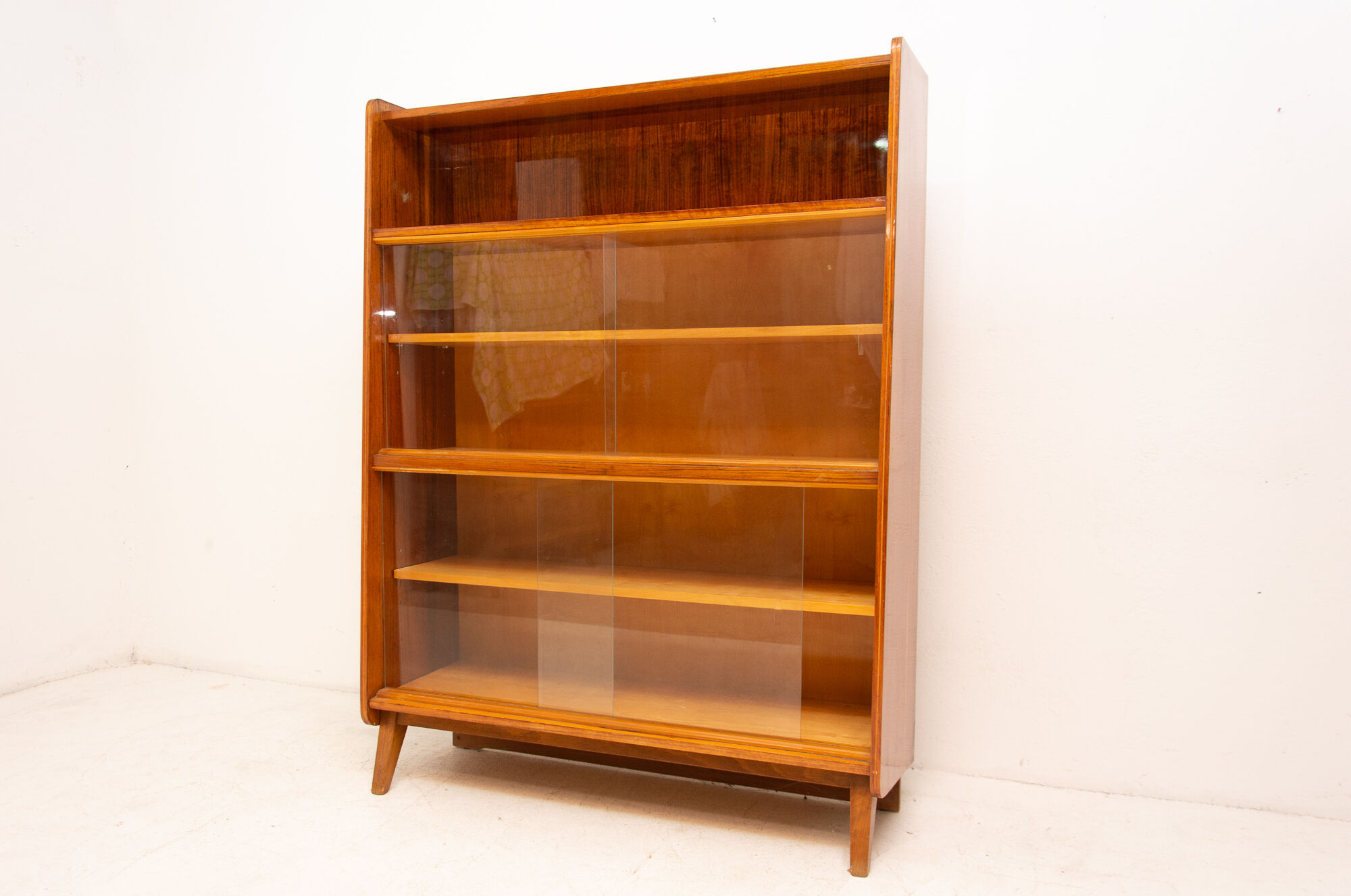 Bibliothèque vintage du milieu du siècle par František Jirák, années 1960, Tchécoslovaquie