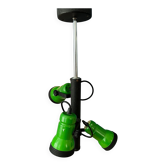 Suspension vintage à tige avec trois spots verts