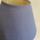 Ceramic lamp, new fabric cable, cotton lampshade.