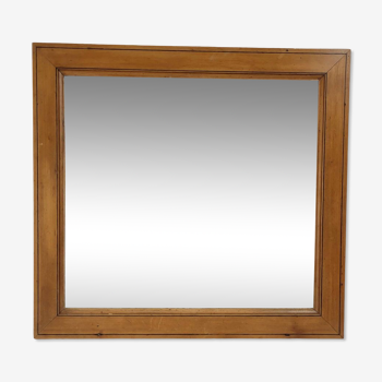 Wooden mirror