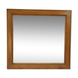 Wooden mirror