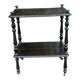 Vintage Napoleon III shelf from the 18th century in turned solid wood.