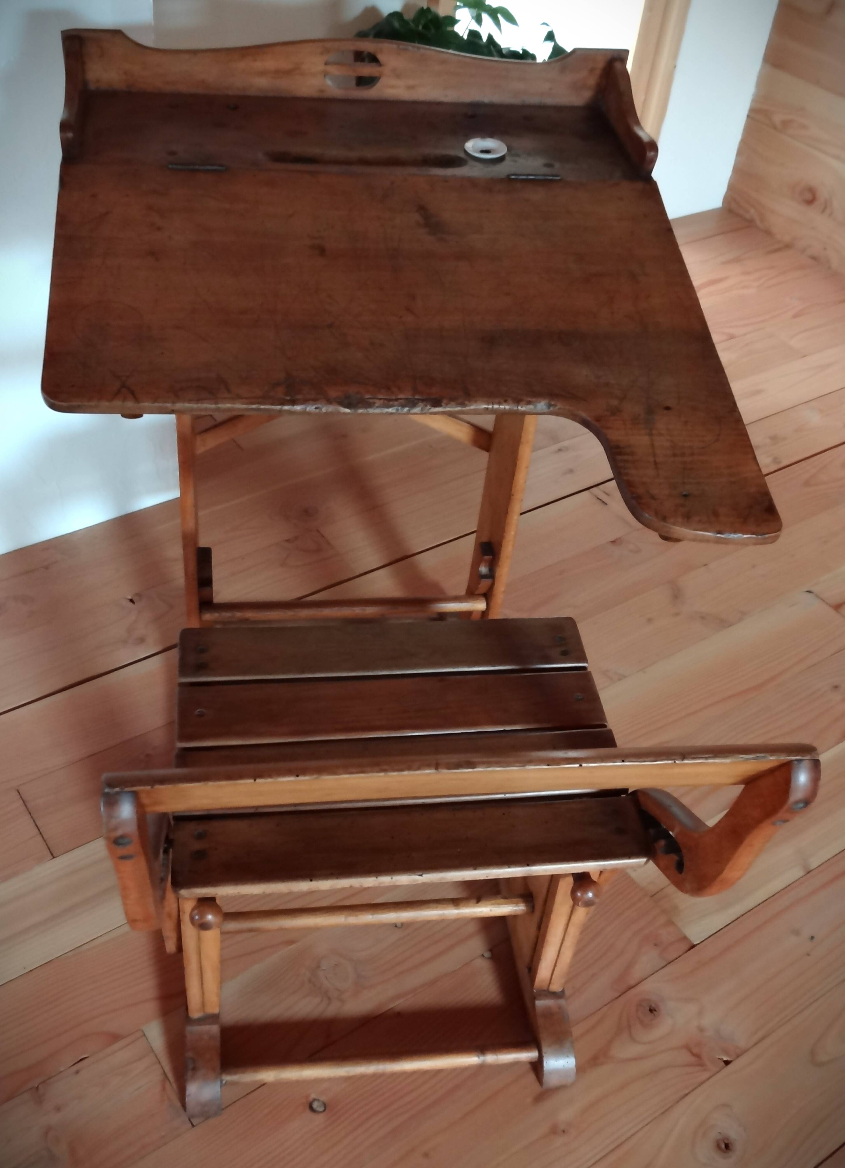 old school desk