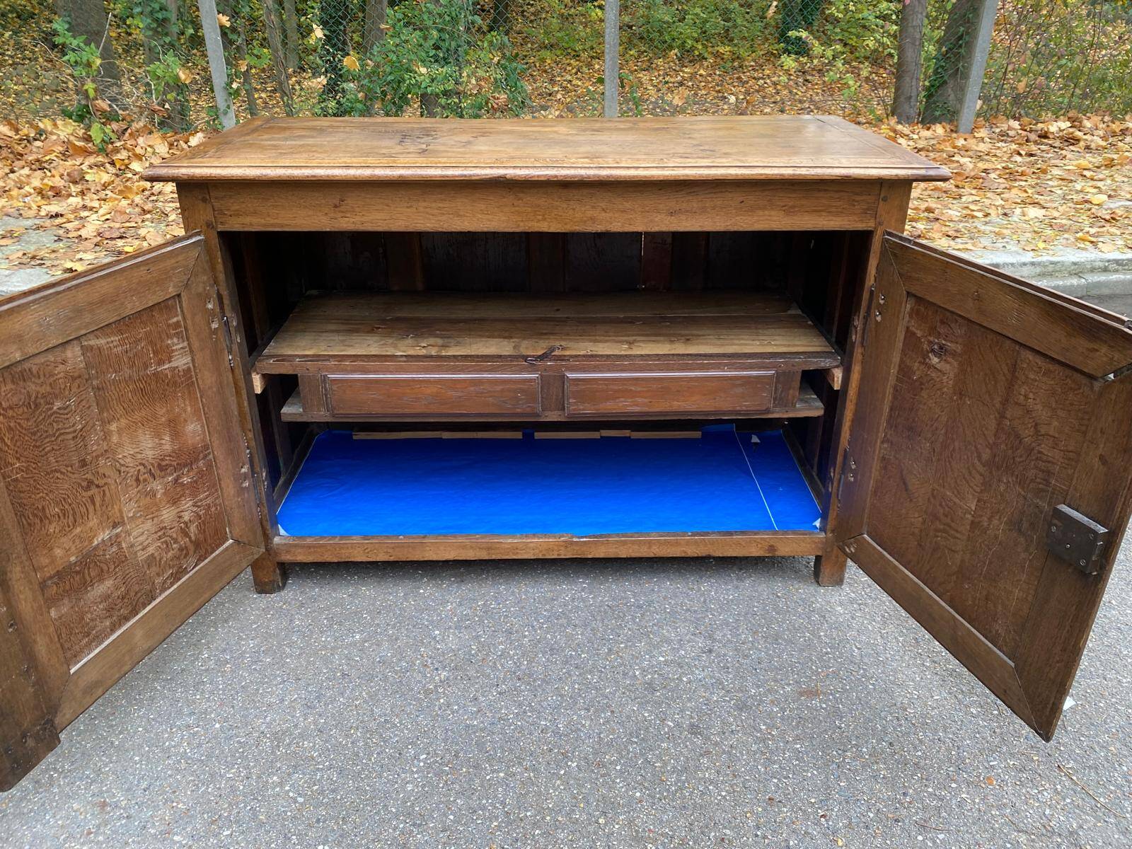 18th Century Solid Oak Farmhouse Buffet