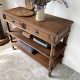 Oak console drapery 1950