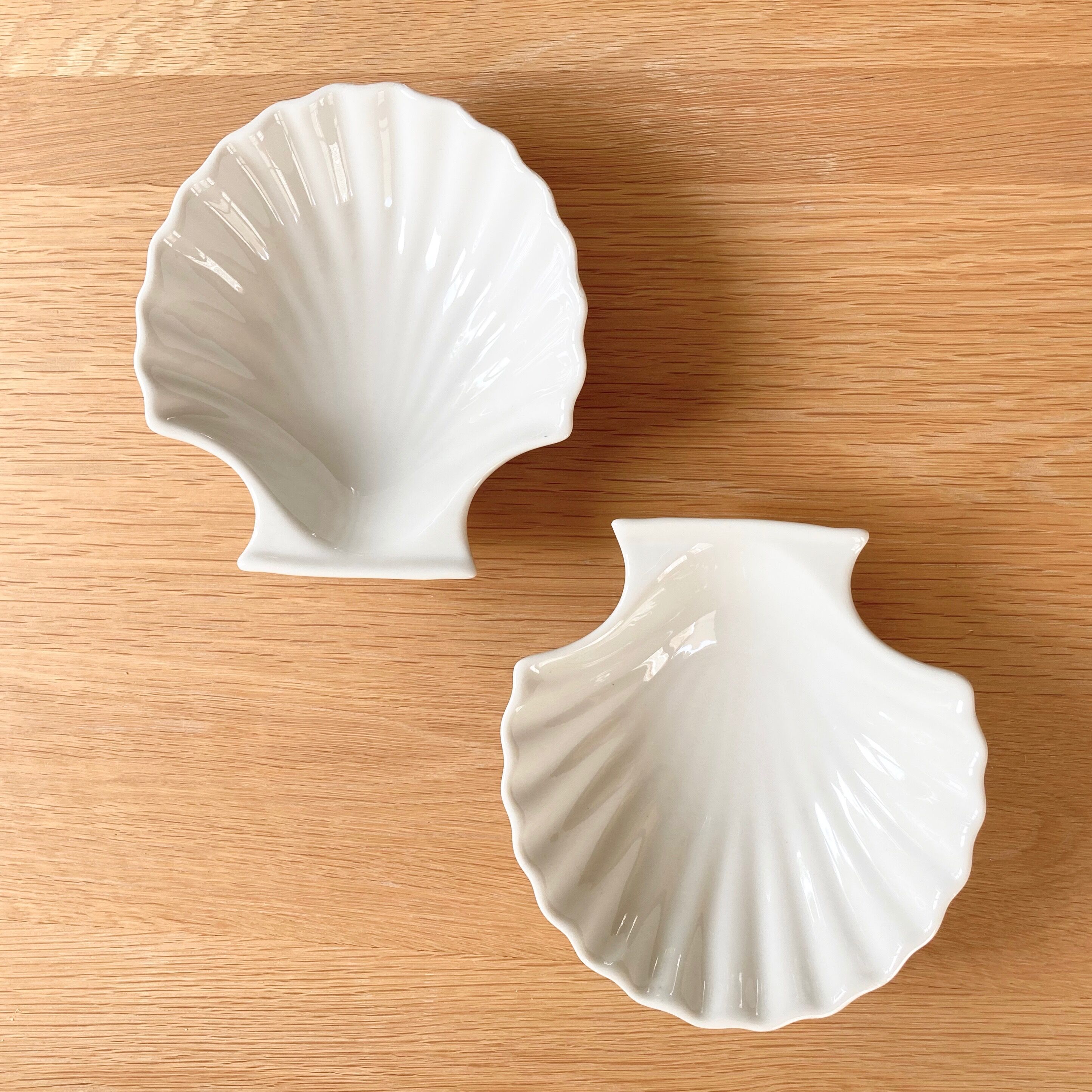 Scallop shell bowls