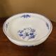 Salad bowl in Tournai porcelain, Boch Frères, fly decoration