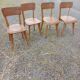 Série de 4 chaises Vintage