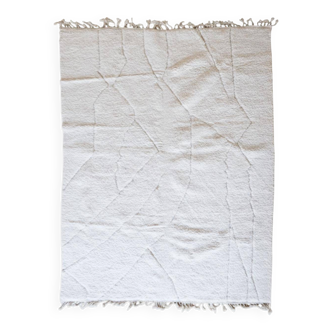 Berber Carpet White - 347 x 258 cm