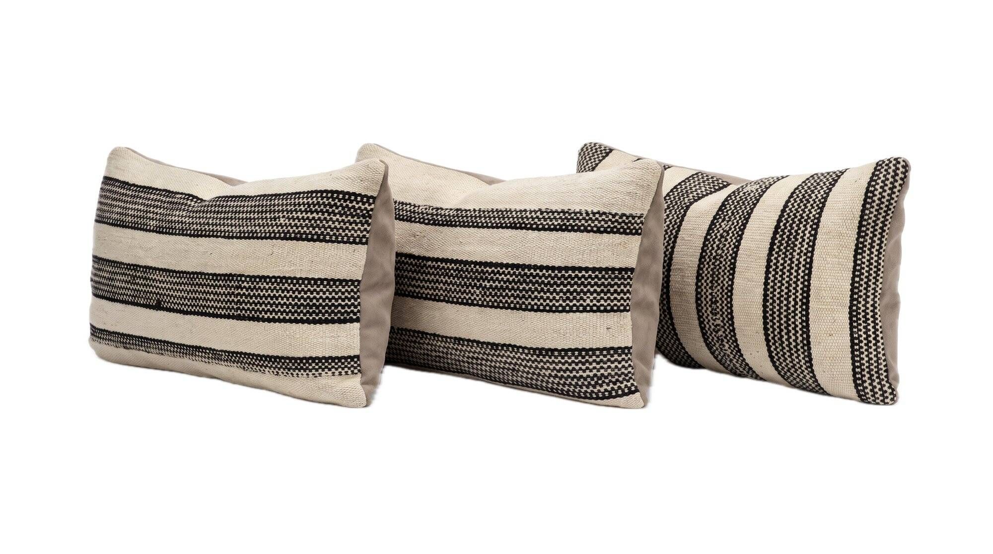 Set of 3 vintage kilim cushion covers 40x60 cm