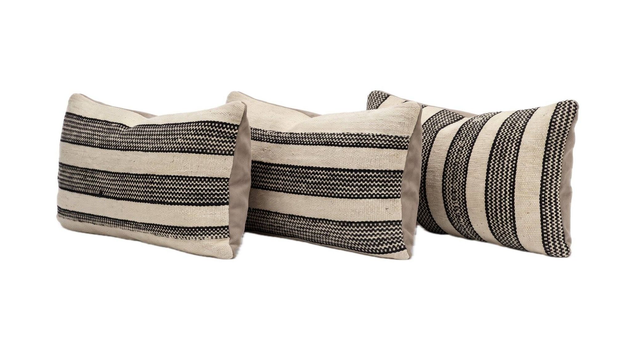 Set of 3 vintage kilim cushion covers 40x60 cm