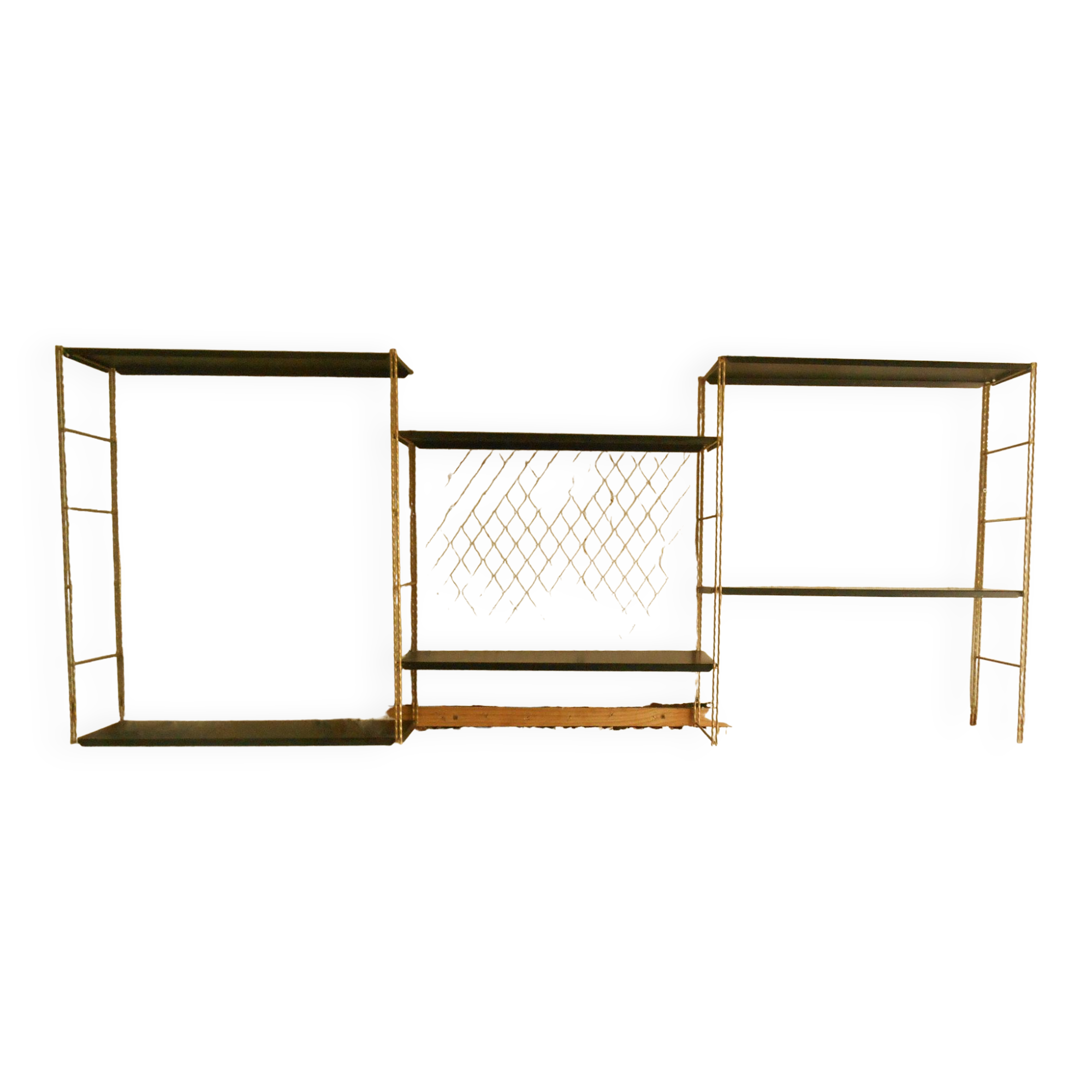 Vintage modular wall shelf