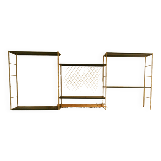 Vintage modular wall shelf