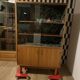 Meuble bibliothèque vitrine Unifa années 1960
