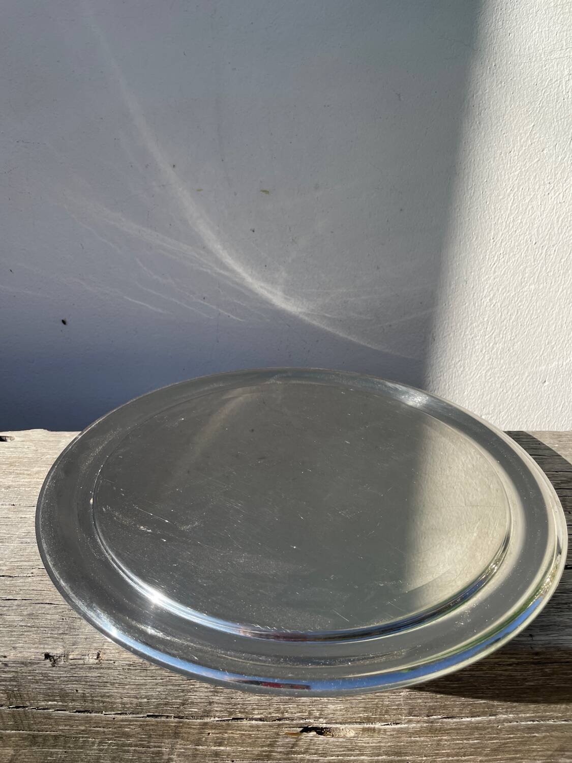 Cromargan stainless steel rotating cheese board