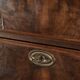 Large antique English oak double chest of drawers from the 18th century
