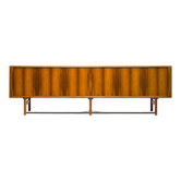 Large Rosewood Sideboard by Henning Kjaernulf for Bruno Hansen, 1950s