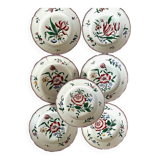 7 Sarreguemines flat plates