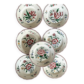 7 Sarreguemines flat plates