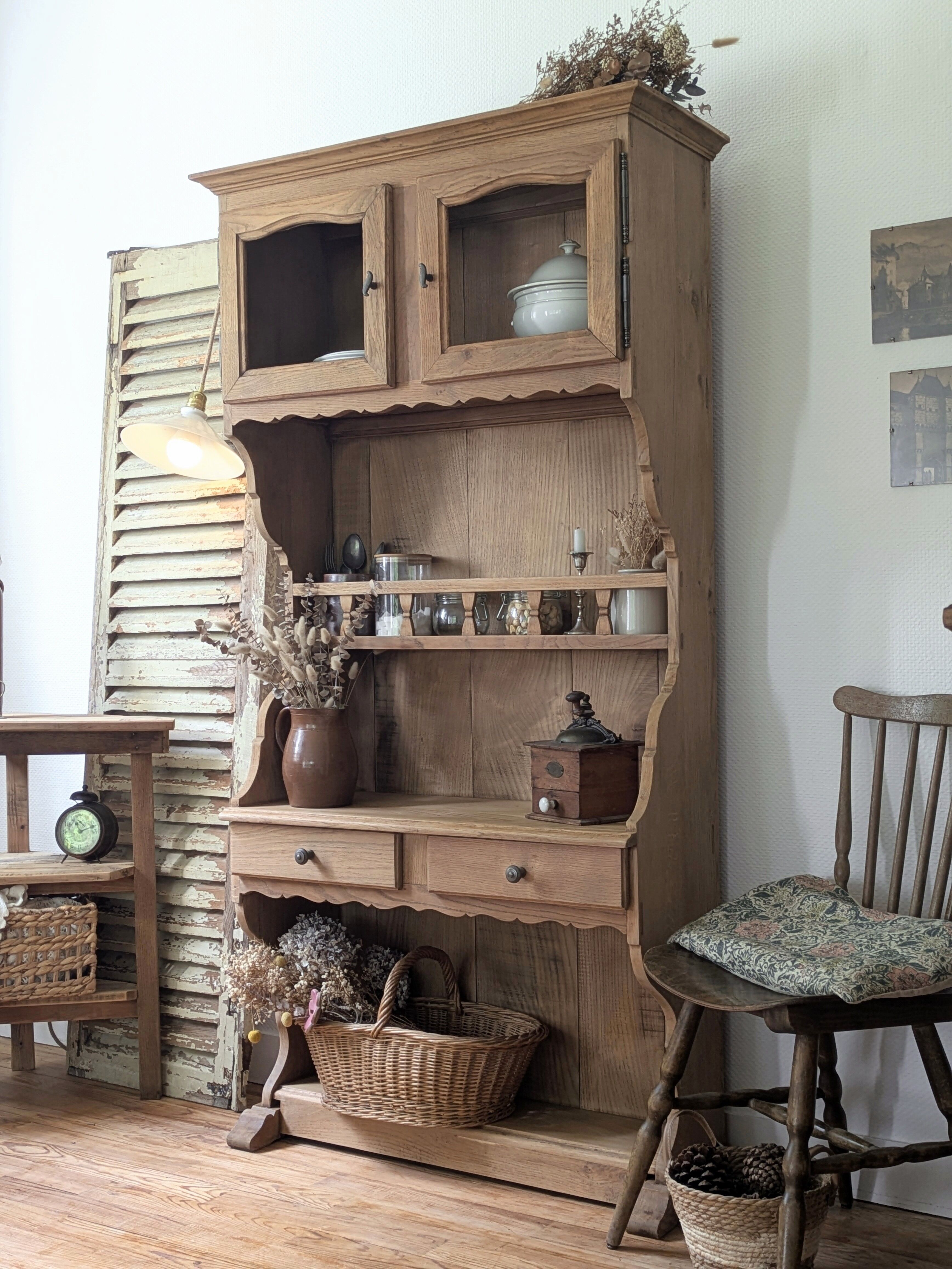 Renovated rustic antique dresser