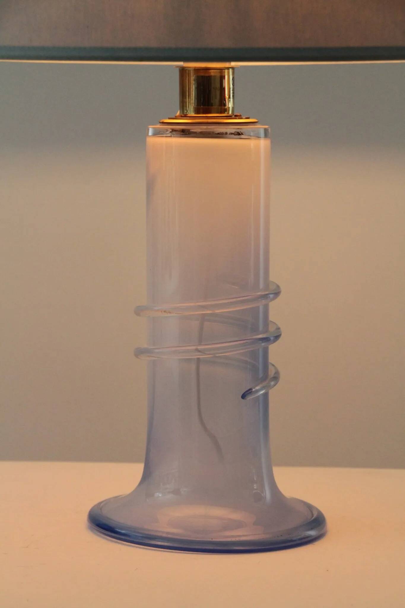 Studio Crystal Table Lamp by Hannelore Dreutler / Studio Åhus for Ateljé Lyktan, Sweden, 1983