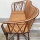 Woven rattan sofa