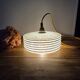 Clichy Glass Blue Portable Pendant Light