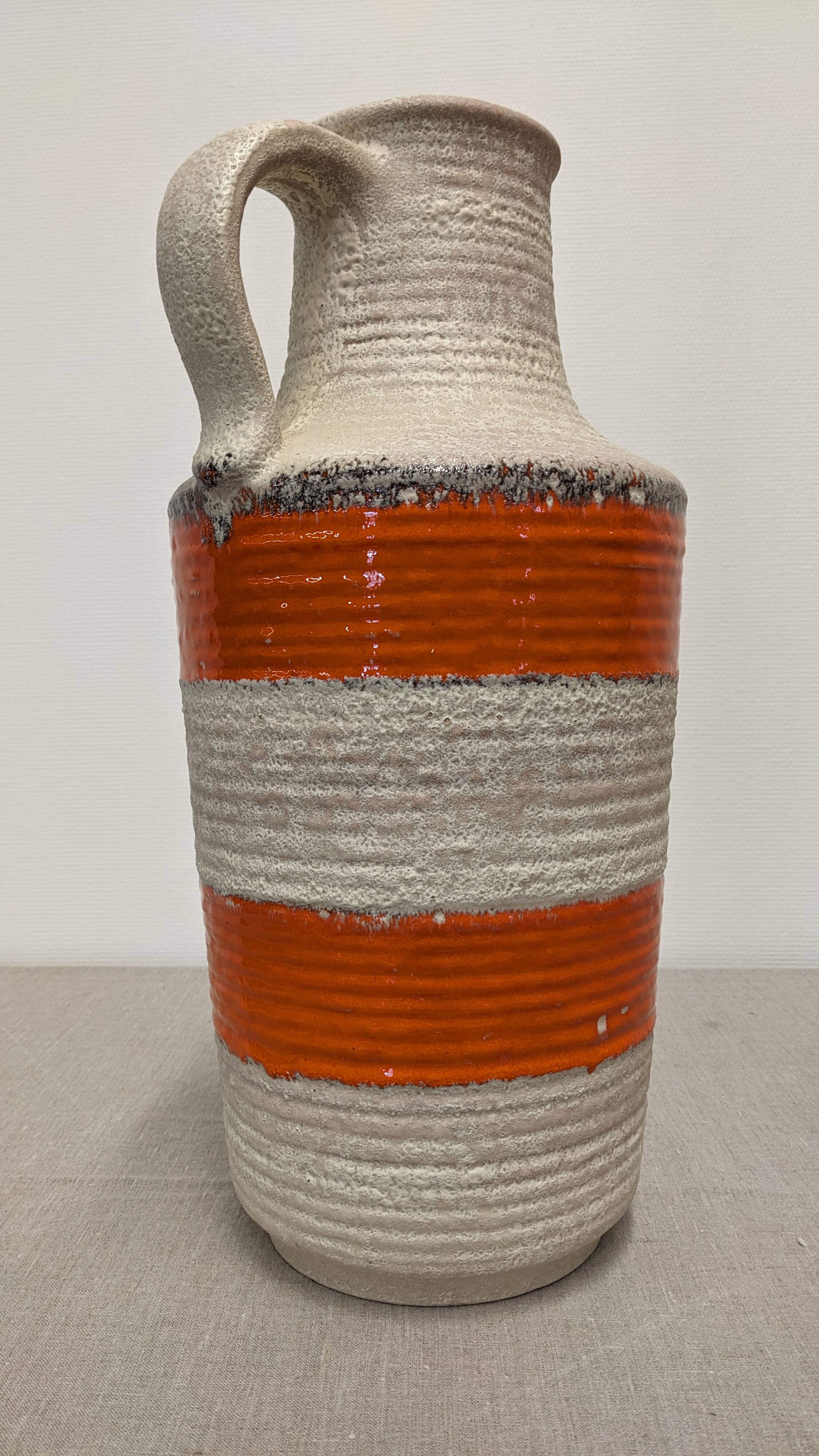 XL ceramic vase by Carstens, West Germany circa 1960