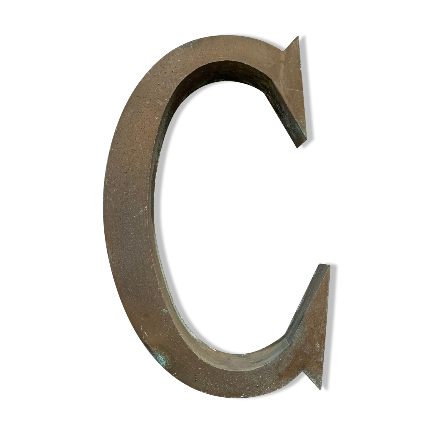 Old Sign Letter C