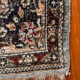 Antique Ghoum carpet from Iran in silk.