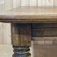 English nineteenth oak table with 1 crank extension