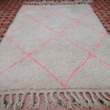 Carpet in wool Beni Ourain 150x110cm
