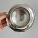 Vintage silver-plated shell butter dish