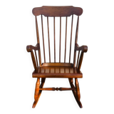 1960 solid wood rocking chair