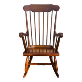 1960 solid wood rocking chair