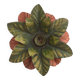 Metal flower wall light