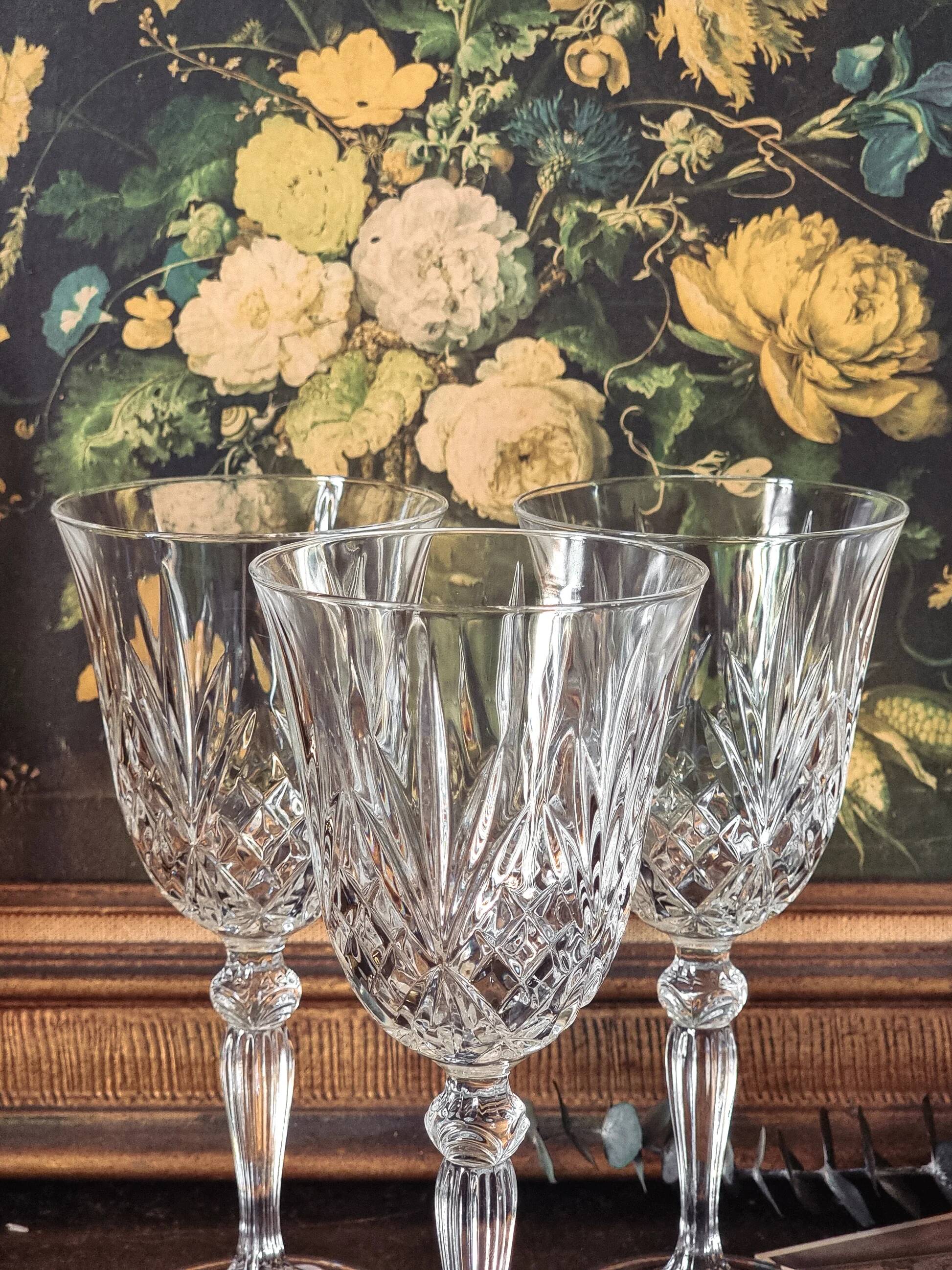 Crystal glass trio