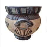 Old Egyptian vase signed Antoine Dubois
