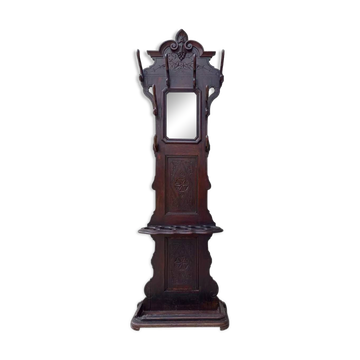 Vestiaire Porte-manteaux Louis XV en chêne 19ème