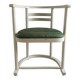 White patina wooden armchair, 1950s