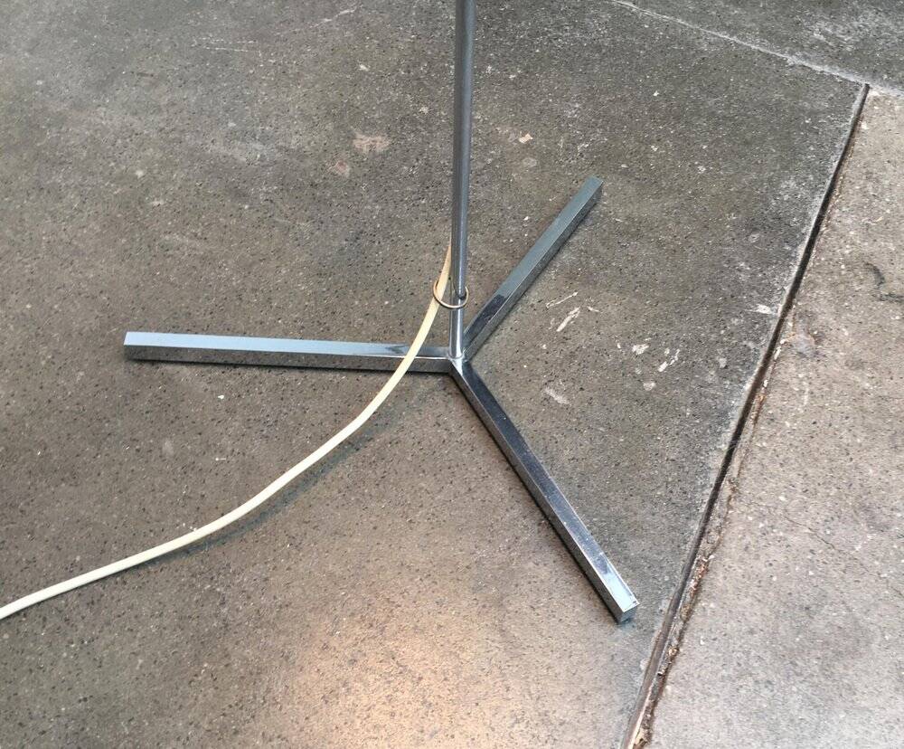 Swiss mid-century tripod floor lamp from the 1960s.