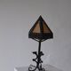 Arts & Crafts wrought iron dragon table lamp | Italy | 1910s