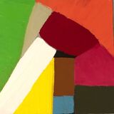 Tableau Huile Couteau Abstrait