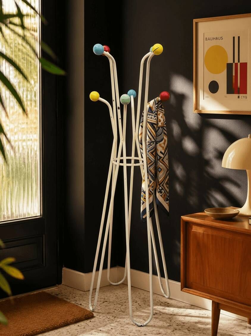 Portemanteau sur pied Roger Feraud, années 50