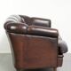 Unique sheepskin 3-seater sofa with deep colours and a distinctive design
