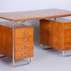 Bauhaus Writing Desk in Beech from Mücke-Melder, 1930s